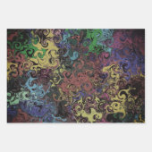 Abstracte kleurrijke strijders / filters / inpakpapier vel (Voorkant 2)