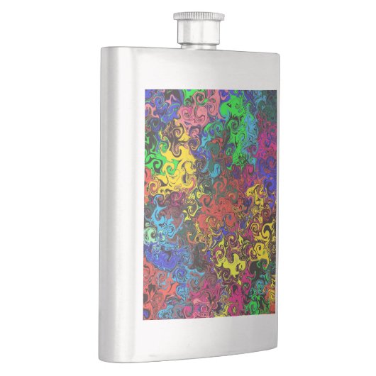 Abstracte kleurrijke strijders / flacon (Rechts)