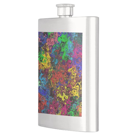 Abstracte kleurrijke strijders / flacon (Links)