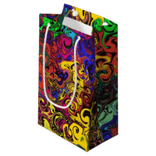 Abstracte kleurrijke strijders / klein cadeauzakje