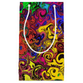 Abstracte kleurrijke strijders / klein cadeauzakje (Voorkant)