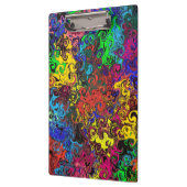 Abstracte kleurrijke strijders / klembord (Links)