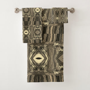 Abstracte kleurrijke strijders P & P Half Brick Se Bad Handdoek