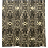 Abstracte kleurrijke strijders P & P Half Brick Se Douchegordijn (Voorkant)