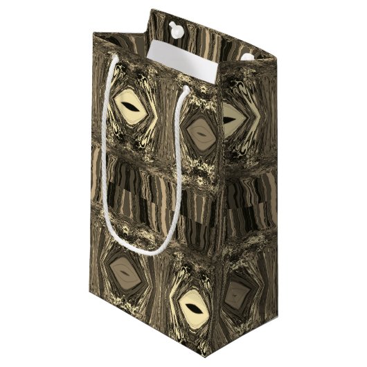 Abstracte kleurrijke strijders P & P Half Brick Se Klein Cadeauzakje (Voorkant Gekanteld)