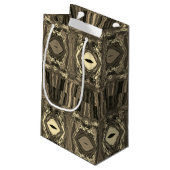 Abstracte kleurrijke strijders P & P Half Brick Se Klein Cadeauzakje (Achterkant Gekanteld)