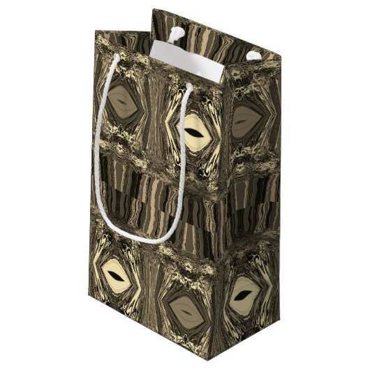 Abstracte kleurrijke strijders P & P Half Brick Se Klein Cadeauzakje (Achterkant Gekanteld)