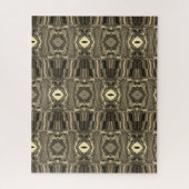 Abstracte kleurrijke strijders P & P Half Brick Se Legpuzzel (Verticaal)