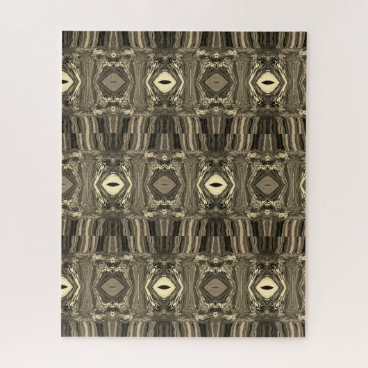 Abstracte kleurrijke strijders P & P Half Brick Se Legpuzzel (Verticaal)