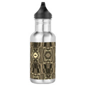 Abstracte kleurrijke strijders P & P Half Brick Se Waterfles (Rechts)