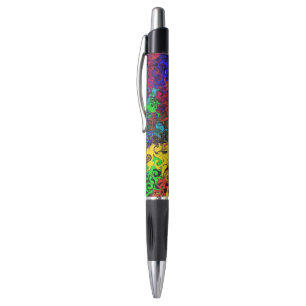Abstracte kleurrijke strijders / pen