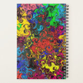 Abstracte kleurrijke strijders / planner (Achterkant)