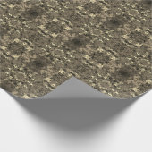 Abstracte kleurrijke strijders / spiegel / sepia / cadeaupapier (Hoek)