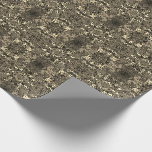 Abstracte kleurrijke strijders / spiegel / sepia / cadeaupapier (Hoek)