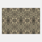 Abstracte kleurrijke strijders / spiegel / sepia / inpakpapier vel (Voorkant 2)