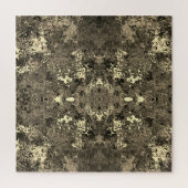 Abstracte kleurrijke strijders / spiegel / sepia / legpuzzel (Verticaal)