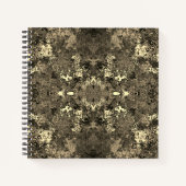 Abstracte kleurrijke strijders / spiegel / sepia / notitieboek (Voorkant)