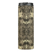 Abstracte kleurrijke strijders / spiegel / sepia / thermosbeker (Achterkant)