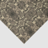 Abstracte kleurrijke strijders / spiegel / sepia / tissuepapier (Detail)