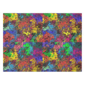 Abstracte kleurrijke strijders / tafelkleed (Voorkant (Horizontaal))