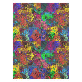 Abstracte kleurrijke strijders / tafelkleed (Voorkant)