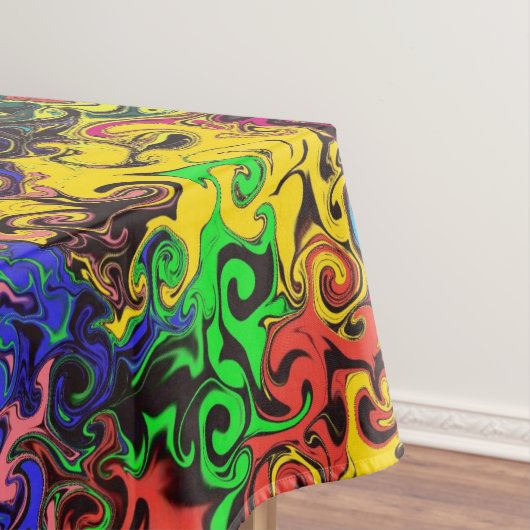 Abstracte kleurrijke strijders / tafelkleed (Voorbeeld)