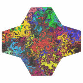 Abstracte kleurrijke strijders / voetbal (Enkel)