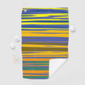 Abstracte kleurrijke strips golfhanddoek (Insitu)