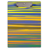 Abstracte kleurrijke strips klembord (Voorkant)
