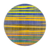 Abstracte kleurrijke strips snijplank (Voorkant)