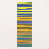 Abstracte kleurrijke strips yogamat (Voorkant)
