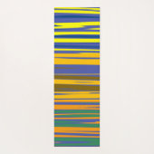 Abstracte kleurrijke strips yogamat (Achterkant)