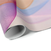 Abstracte Kleurrijke Stromende Lint Cadeaupapier (Rol Hoek)
