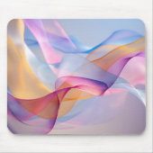 Abstracte Kleurrijke Stromende Lint Muismat (Voorkant)