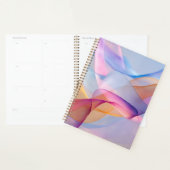 Abstracte Kleurrijke Stromende Lint Planner (Display)