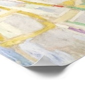 Abstracte kleurrijke Sunshine Art Poster (Hoek)