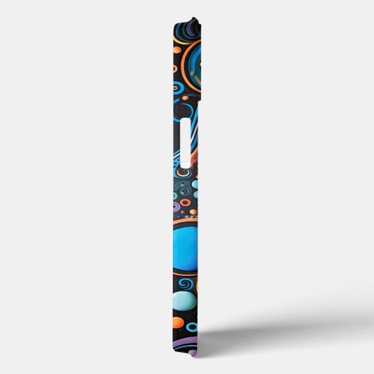 Abstracte Kleurrijke Swirl Tree Landscape Natuur Case-Mate iPhone Case (Achterkant / Rechts)