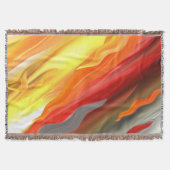 Abstracte kleurrijke Throw Blanket Deken (Voorkant)
