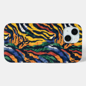 Abstracte kleurrijke tijgerstrepen Case-Mate iPhone case (Achterkant (horizontaal))