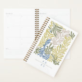 Abstracte kleurrijke tropische bladeren gepersonal planner (Display)