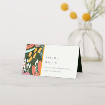 Abstracte, kleurrijke tropische botanische bruilof