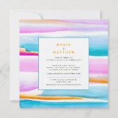 Abstracte kleurrijke tropische getijdenlijn foto b kaart (Voorkant)