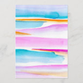 Abstracte kleurrijke tropische lijngebeurtenis aan menu (Achterkant)