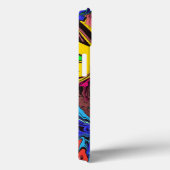 Abstracte kleurrijke tweekleurig / fijngemaakt / Case-Mate iPhone case (Achterkant / Rechts)