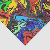 Abstracte kleurrijke tweekleurig / fijngemaakt / tissuepapier (Detail)