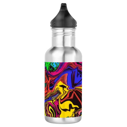 Abstracte kleurrijke tweekleurig / fijngemaakt / waterfles (Rechts)