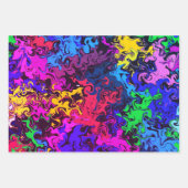 Abstracte kleurrijke tweekleurig / filters / inpakpapier vel (Voorkant 3)