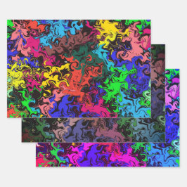 Abstracte kleurrijke tweekleurig / filters / inpakpapier vel