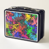 Abstracte kleurrijke tweeling / (Achterkant)