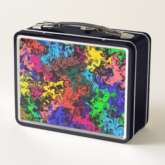 Abstracte kleurrijke tweeling / (Achterkant)